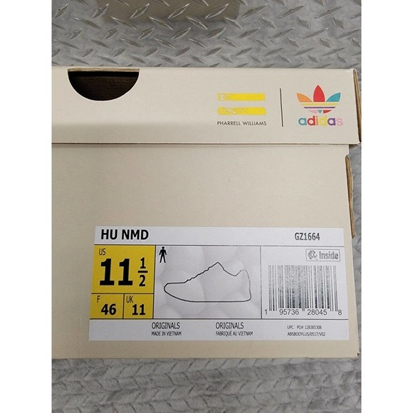 Adidas Pharrell x Billionaire Boys Club Running BBC Dog‎ Green NMD Hu Shoes 11.5 main image 4